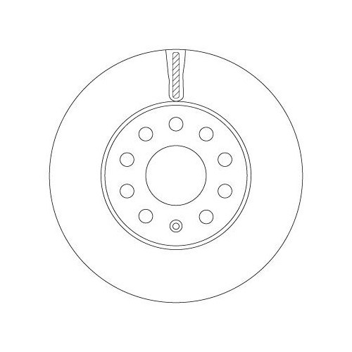 Set discuri frana fata TRW, Audi A3 (8V), 2012-, Seat Leon (5F), 2012-, Leon SC-, Leon ST, Skoda Octavia III (5E), 2012-, VW Golf Alltrack VII, Golf