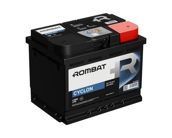 Acumulator Rombat 12V 55AH Cyclon 11220 5554720045 / 5554720045ROM