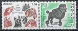 Monaco 1987 Mi 1804/05 MNH - a 50-a expoziție canină internațională, Monte Carlo