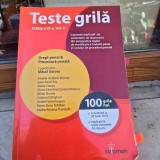 Teste grila. Drept penal si Procedura Penala - Mihail Udroiu vol.II, editia VI