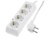 Prelungitor 4 Prize Schuko PVC Alb 16A