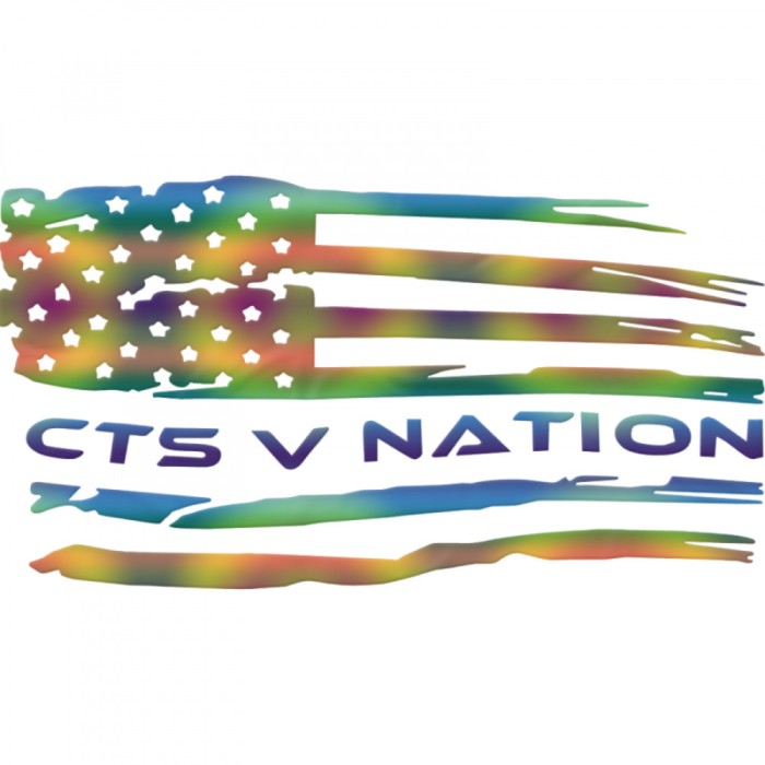 Sticker Cadillac Nation , Autocolant Auto Personalizat pentru Fanii Cadillac