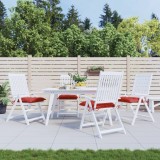Set 4 Perne Scaun Gossi Rosu 50x50x7cm Oxford Poliester Exterior