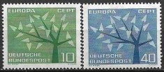 B2196 - Germania RF 1962 - Europa cept 2v.neuzat,perfecta stare