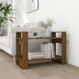 VidaXL Bibliotecă/Separator cameră maro miere 80x35x56,5 cm lemn masiv