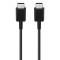 Cablu date tip C Samsung, 25W, 3A, 1m, negru, bulk, EP-DN980BBE