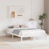 VidaXL Cadru de pat cu mese laterale Alb 160 x 200 cm Alb
