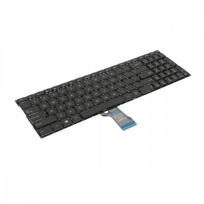 Tastatura Laptop, Asus, N501, N501J, N501JW, N501JM, N501VW, Q501, Q501L, Q501LA, N541, N541L, N541LA, cu iluminare, neagra, layout US