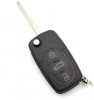 Audi - carcasa cheie tip briceag cu 3+1 butoane buton de panica si baterie 2032 - CARGUARD