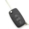Audi - carcasa cheie tip briceag cu 3+1 butoane buton de panica si baterie 2032 - CARGUARD