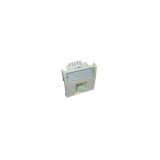 Conector inclinat, 1xRJ45 UTP cat.5e, 45x45 PowerCat, alb, (compatibil Legrand Mosaic) - Molex &quot;MLG-00036-02&quot;