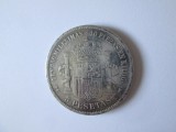 Spania copie 5 Pesetas 1871 cu contrabatere GP(Guvernul Portughez), Europa