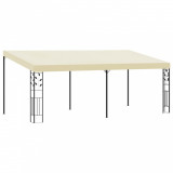 Pavilion de perete, crem, 6 x 3 x 2,5 m