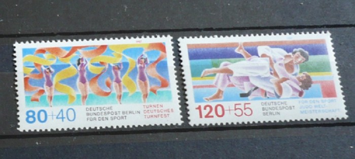 GERMANIA (BERLIN ) 1987 &ndash; SPORT, serie nestampilata K134