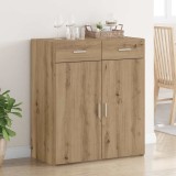 VidaXL Dulap de depozitare Stejar Artisan 80x42.5x93.5 cm Lemn prelucrat