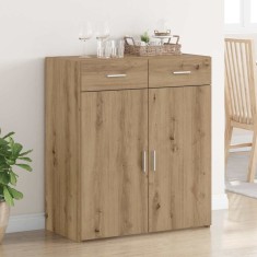 vidaXL Dulap de depozitare stejar artizanal 80 x 42.5 x 93.5 cm