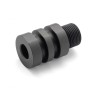 Adaptor Amortizor AAP01C Action Army, Airsoft, Aluminiu, Filet 14mm CCW, Negru, Accesorii Airsoft AAP01