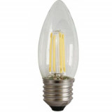 Cumpara ieftin Bec lumanare filament LED, E27, 4W, 480Lm, 4000K