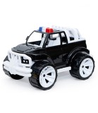Jeep Masinuta Politie Caroserie Negra 4 Culori 40 Cm