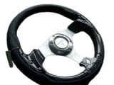 Volan Sport Universal Carbon Design Ergonomic Control Precis Look Dinamic Interior Priza Excelenta Materiale Rezistente Confort Sporit