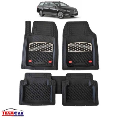 Covorașe Auto TeamCar&amp;reg; Tip Tăviță Compatibile Volkswagen Passat B7 (2010&amp;ndash;2014) Variant, silver foto