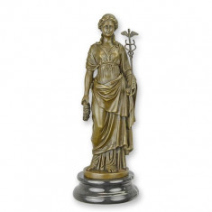 Atena - statueta din bronz pe soclu din marmura BX-21