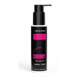 Masaj - Lube4Lovers Uleiurile Placerii Ulei de Masaj Cirese 120ml Atingere Senzuala Delicat pe Piele Efect de Incalzire Nelipicios