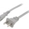 Cablu Alimentare IEC C7 - NEMA 1-15, 1.8m, Gri