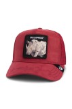 Goorin Bros șapcă The Suede Rhino culoarea portocaliu, cu imprimeu, 101-2128