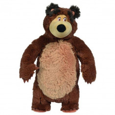 Jucarie de plus Simba Masha and the Bear, Bean Bag Bear 40 cm foto