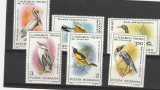 Romania , pasari Audubon, nr lista 1129., Fauna, Nestampilat