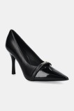 Furla stilettos de piele Core Decollete culoarea negru, YI81FCD NE0000 O6000
