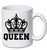 Cana alba personalizata &quot;Queen&quot;, INOVATIX&reg;. 330ml, Oem