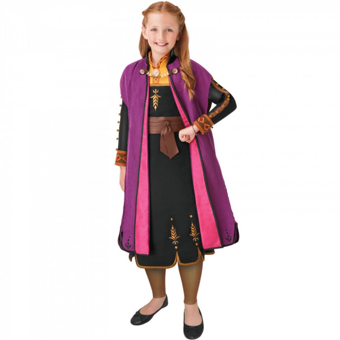 Costum Anna pentru fete Frozen II - Editie Limitata 5-6 ani 116 cm