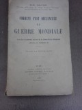 Comment s&#039;est declenchee la Guerre Mondiale - Karl Kautsky (carte in limba franceza)