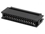 Conector IDC 34-PIN pentru Cablu-Bandă 1.27mm Gold Flash, CONNFLY