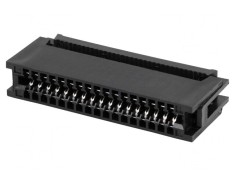Conector IDC 34-PIN pentru Cablu-Bandă 1.27mm Gold Flash