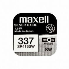 Baterie ceas Maxell SR416SW V337 1.55V oxid de argint 1buc