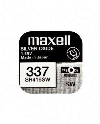 Baterie ceas Maxell SR416SW V337 1.55V oxid de argint 1buc foto