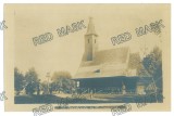 3831 - RUSPOLYANA, Poienile de sub MUNTE, Maramures, Wooden Church, Romania - old postcard, real Photo ( 13,5/9 cm ) - unused