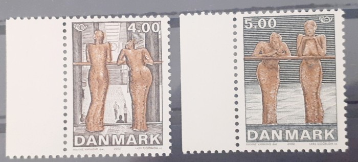 Danemarca 2002 arta nordică a secolului XX SERIE 2V.MNH