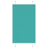 Jaluzea plisată verde petrol 80x100cm Lățime țesătură 79,4 cm