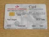 B12 46 - Card bancar foarte vechi - piesa de colectie