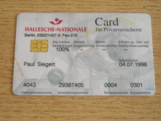 B12 46 - Card bancar foarte vechi - piesa de colectie