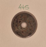 445 French Indochina &frac12; Cent, 1936, KM#20,
