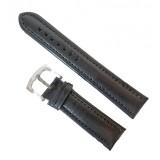 Cumpara ieftin Curea ceas XL piele neagra 20mm 22mm 24mm 26mm WZ941, Time Veranda