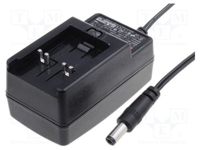 Alimentator MEAN WELL pulsatoriu 18VDC 0,83A 15W plug-in foto