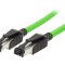 Patch cord SF/UTP PVC Verde 1,5m 22AWG