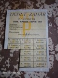 Tichet zahar 1963