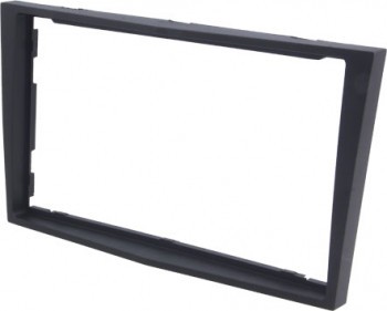 Cadru radio Opel 2 DIN argintie